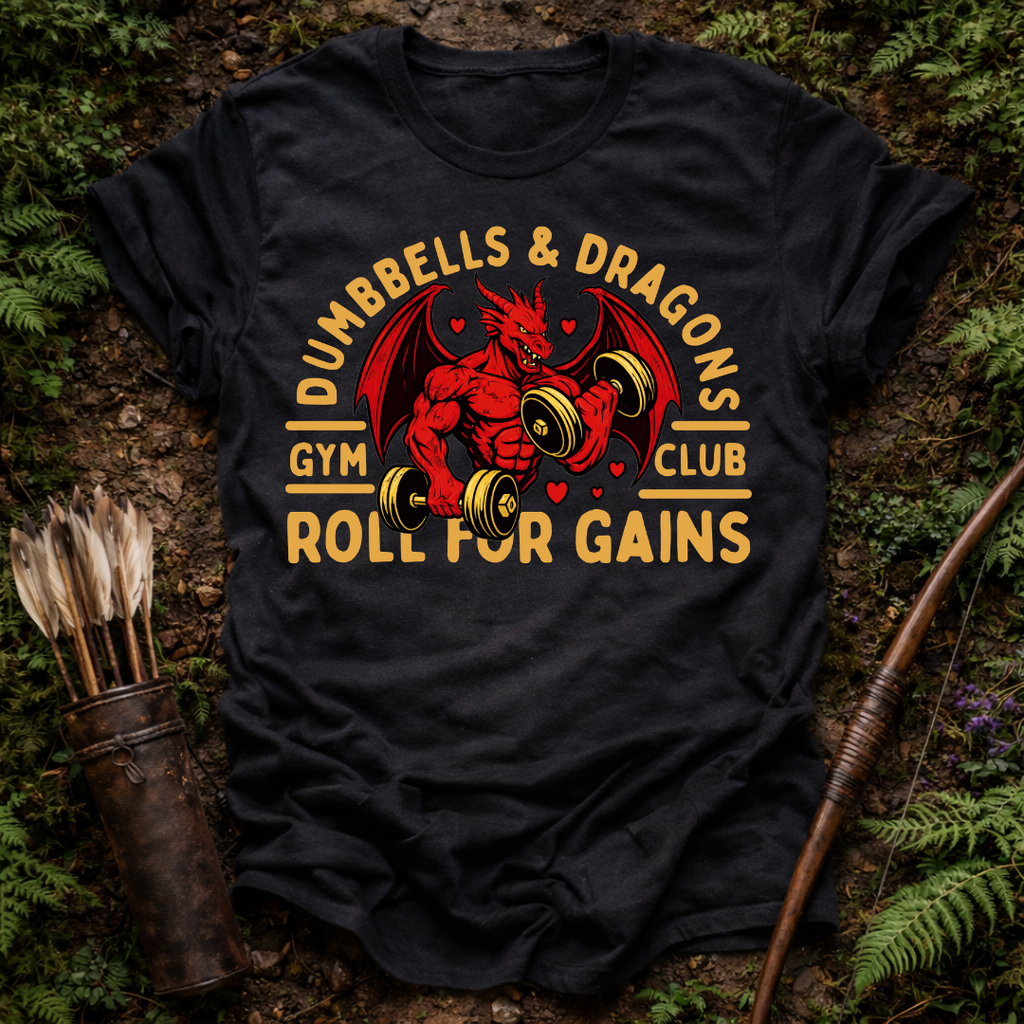 Dumbbells & Dragons T-Shirt