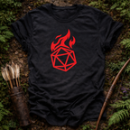 Flaming D20