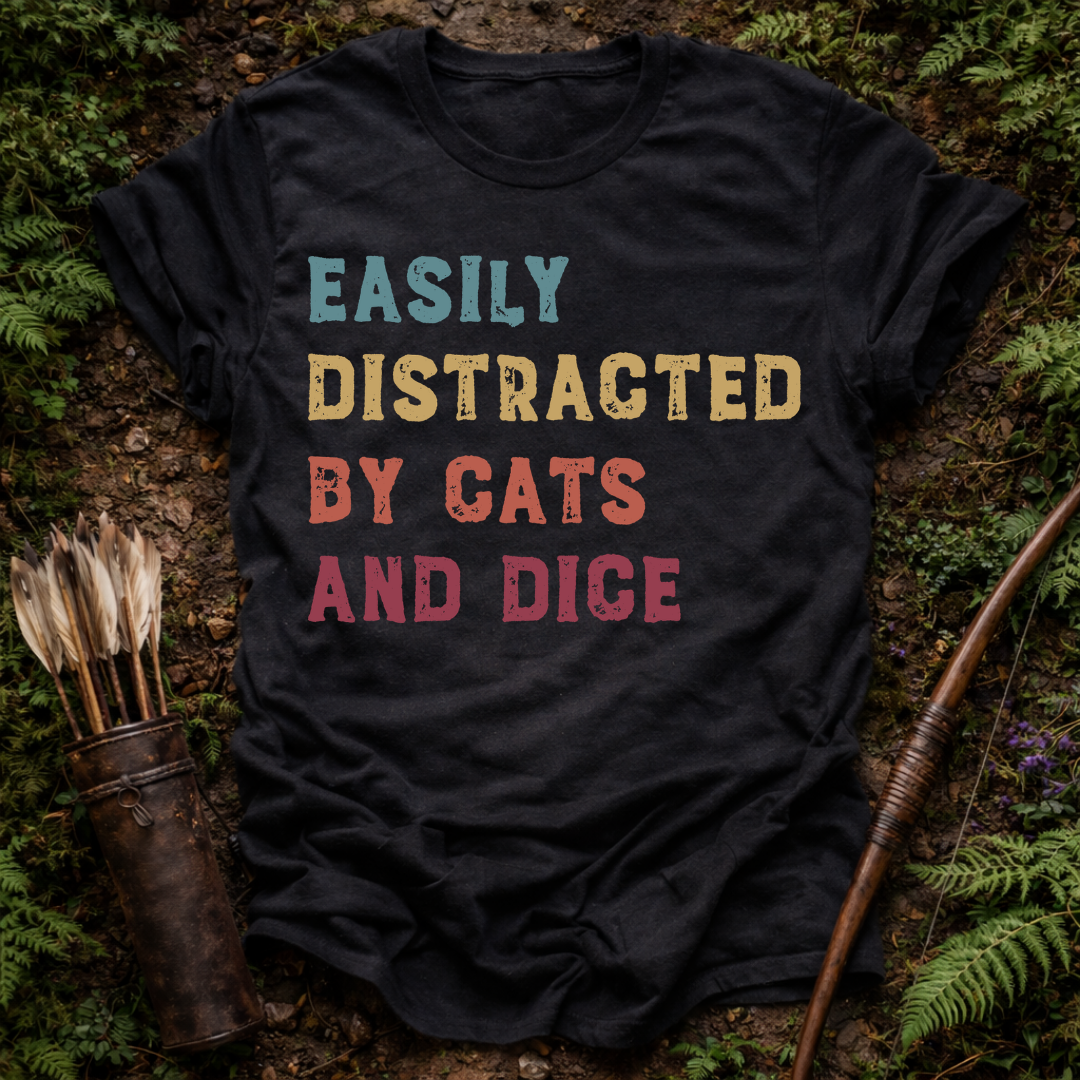 DESIGN 51 EASILY DISTRACTED BY CATS AND DICE