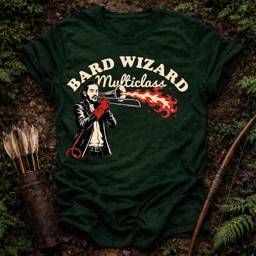 Bard Wizard Multiclass T-Shirt