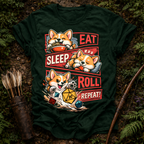 Eat Sleep Roll Repeat T-Shirt