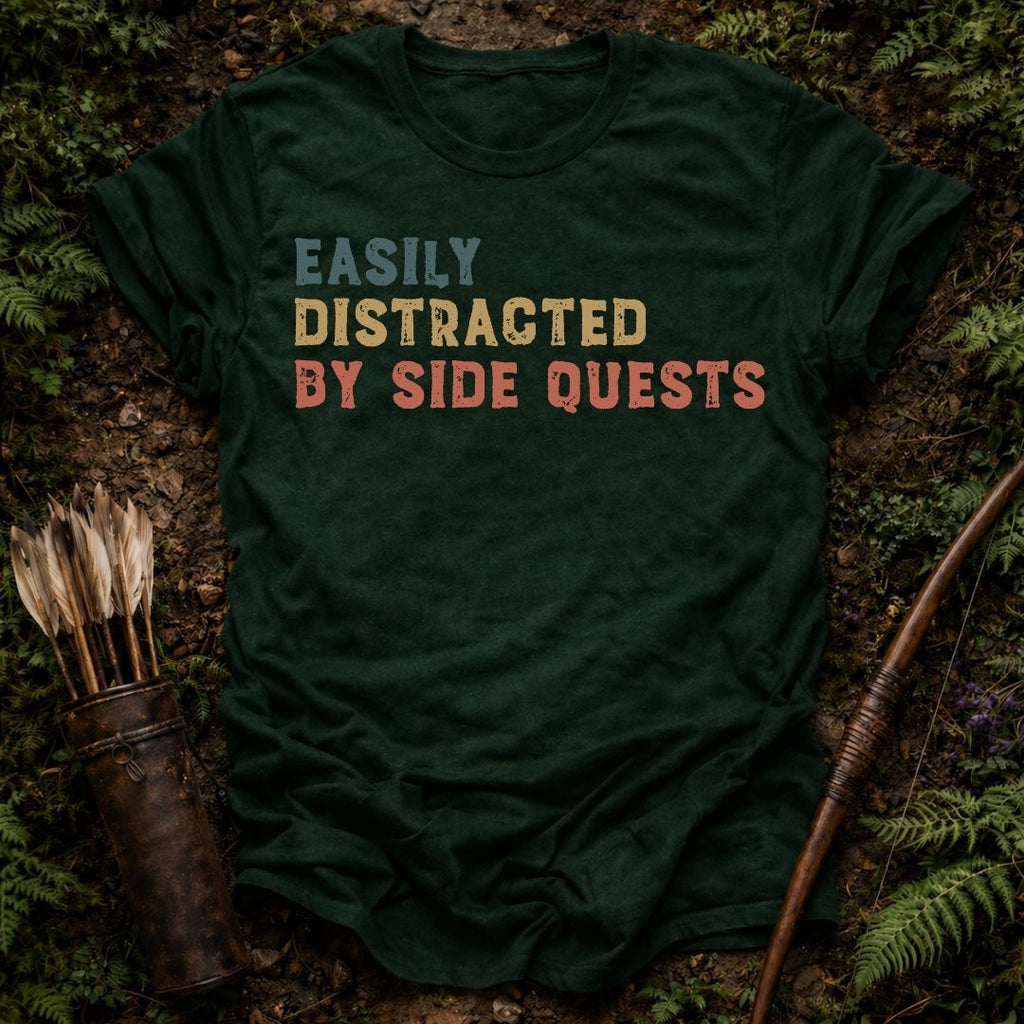 Distracted By Side Quests T-Shirt