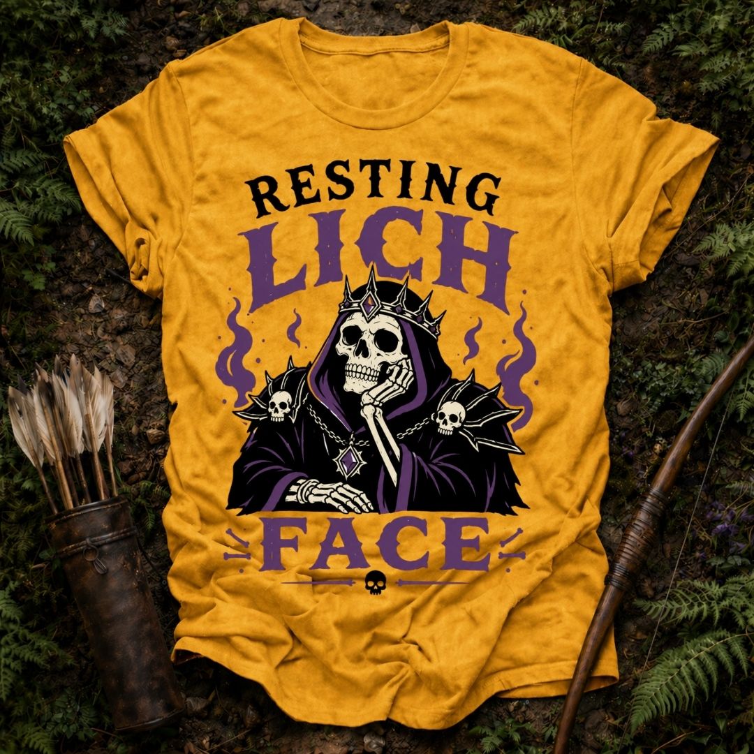 The Resting Lich Face T-Shirt