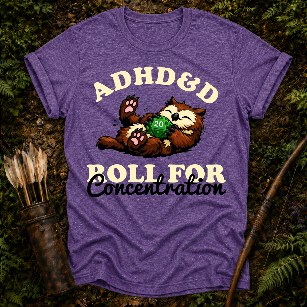 Owlbear Roll Concentration T-Shirt