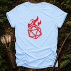 Flaming D20