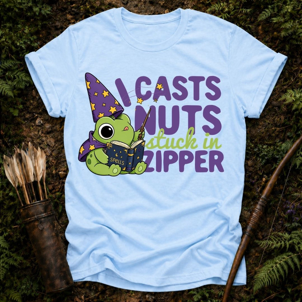 Nuts Stuck in Zipper T-Shirt