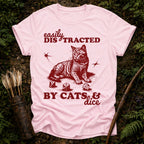 Distracted Cats Dice T-Shirt
