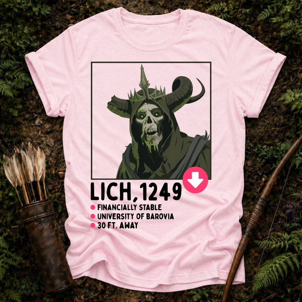 Lich Dating Profile T-Shirt