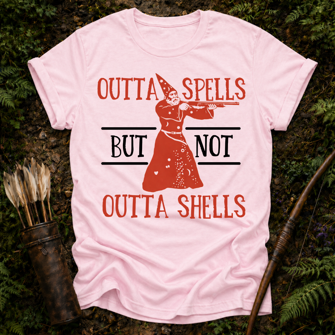 DESIGN 43 OUTTA SPELLS BUT NOT OUTTA SHELLS