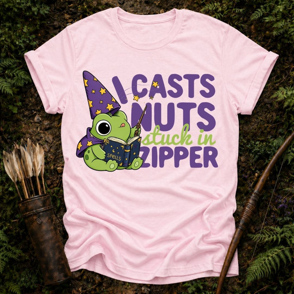 Nuts Stuck in Zipper T-Shirt