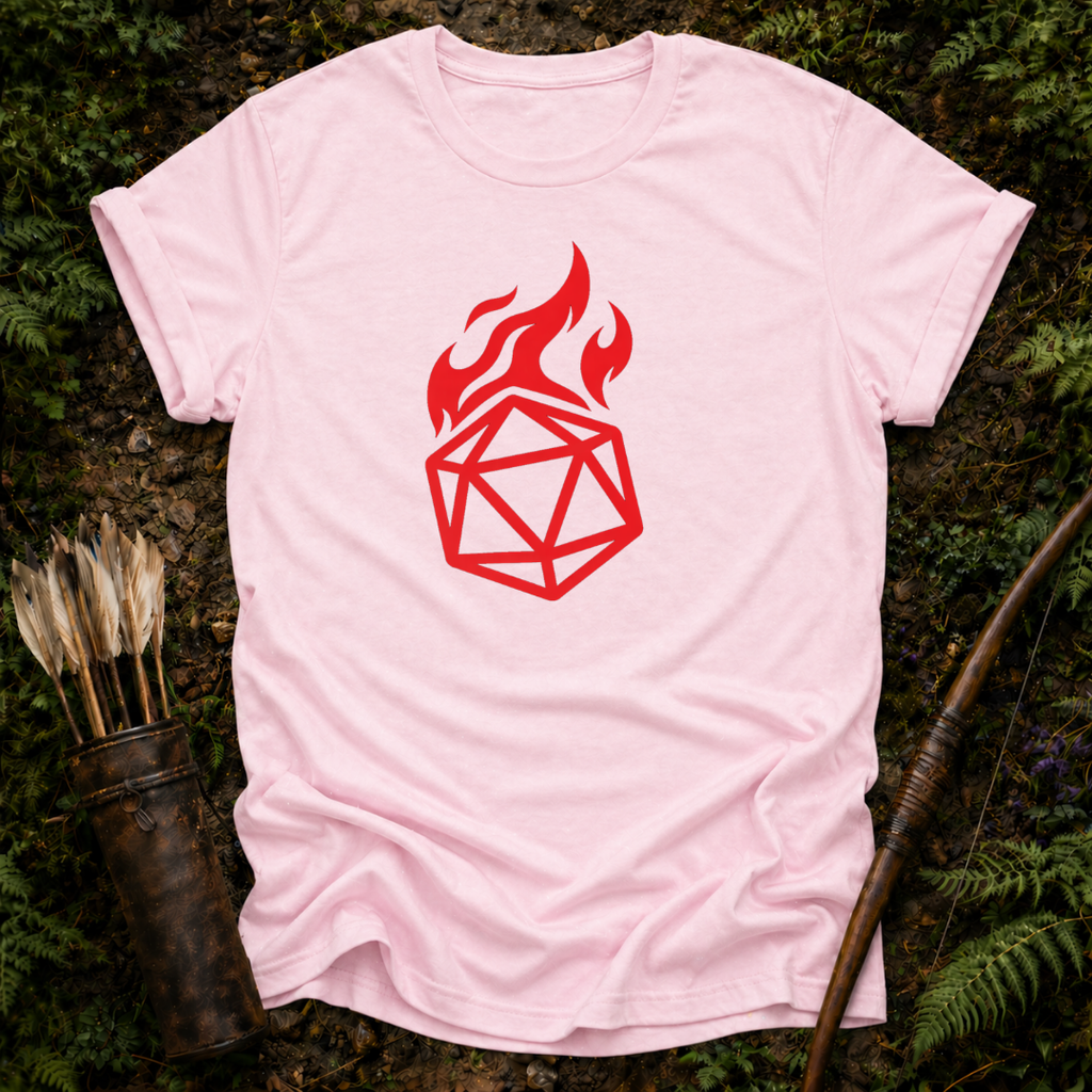 Flaming D20