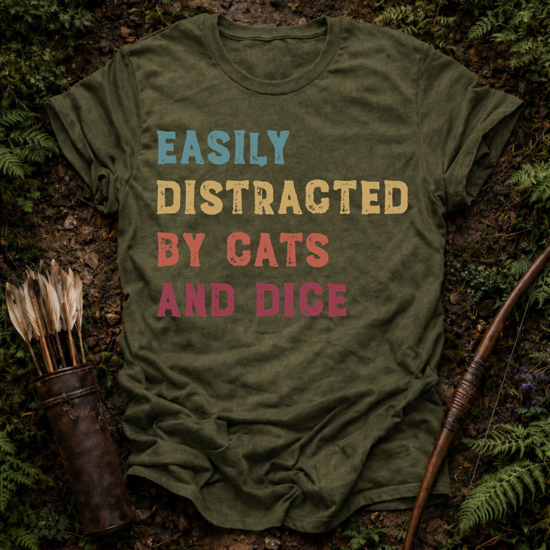 DESIGN 51 EASILY DISTRACTED BY CATS AND DICE