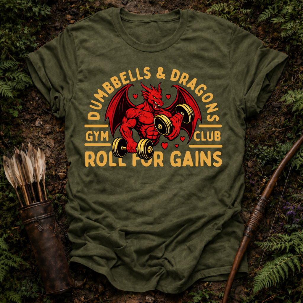 Dumbbells & Dragons T-Shirt