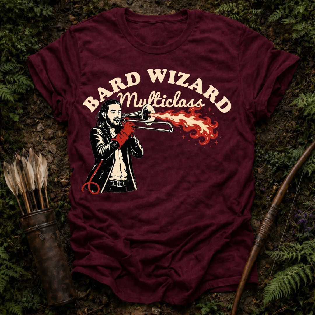 Bard Wizard Multiclass T-Shirt