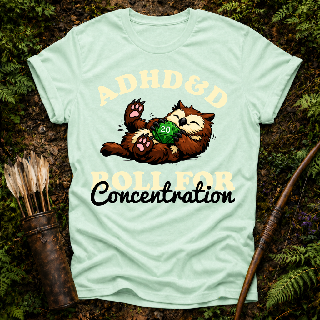 Owlbear Roll Concentration T-Shirt