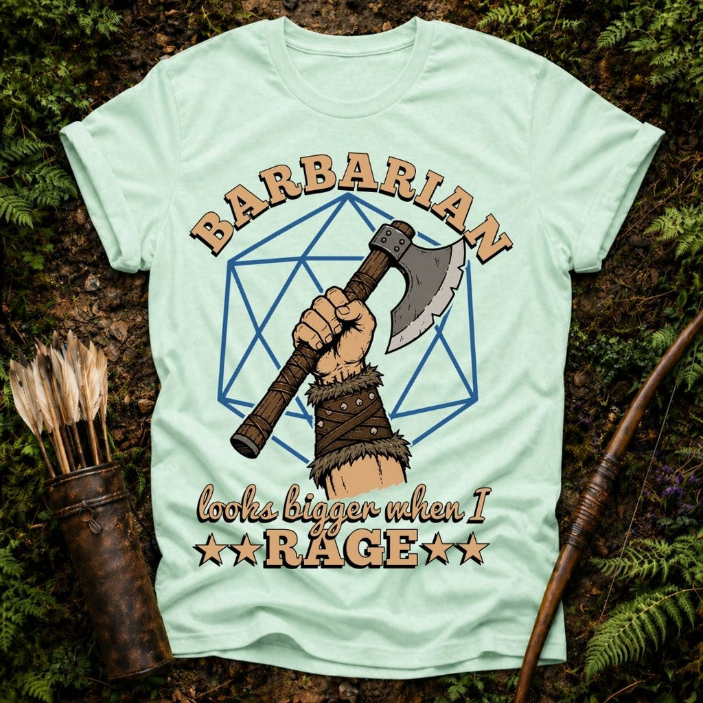 Barbarian Rage Size T-Shirt