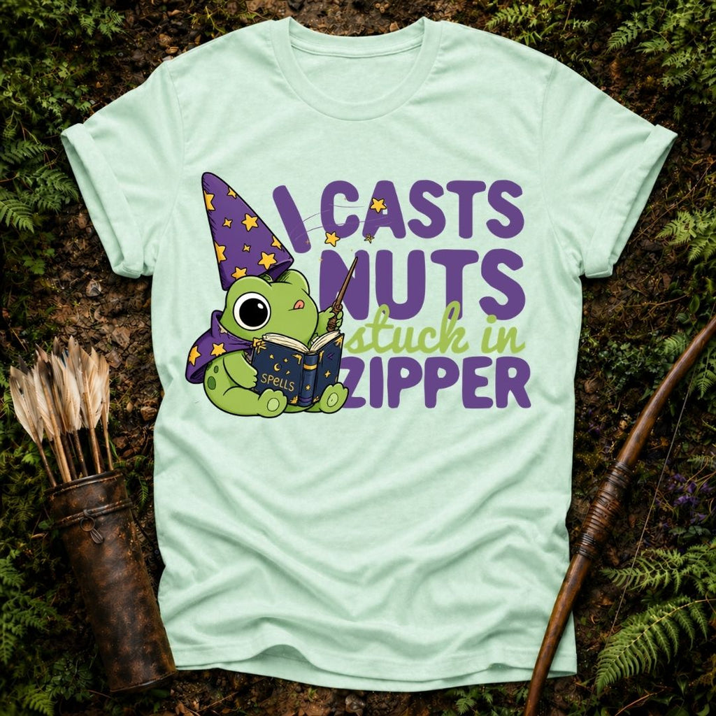 Nuts Stuck in Zipper T-Shirt