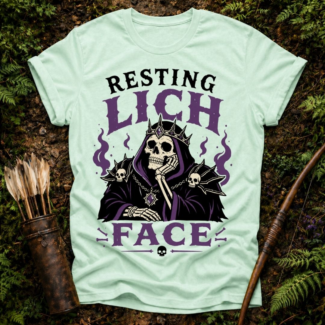 The Resting Lich Face T-Shirt