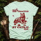 Distracted Cats Dice T-Shirt