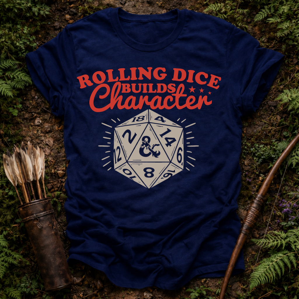 Dice Builds Character T-Shirt