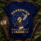 Barbarian Rage Size T-Shirt