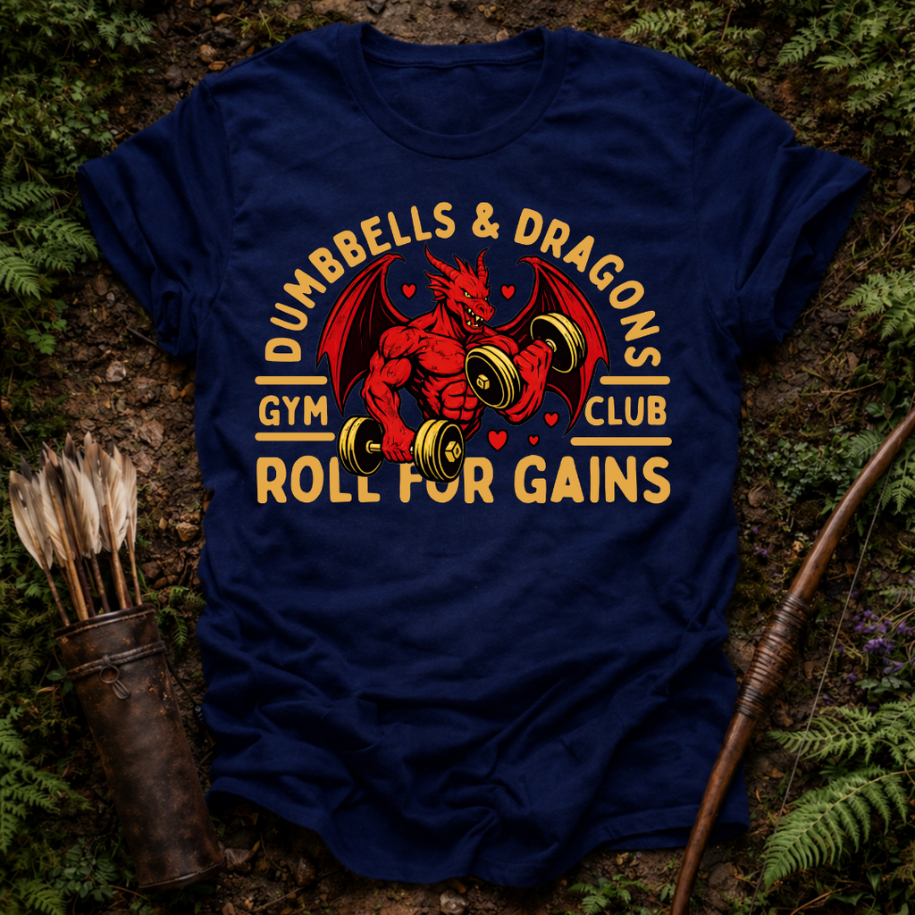 Dumbbells & Dragons T-Shirt