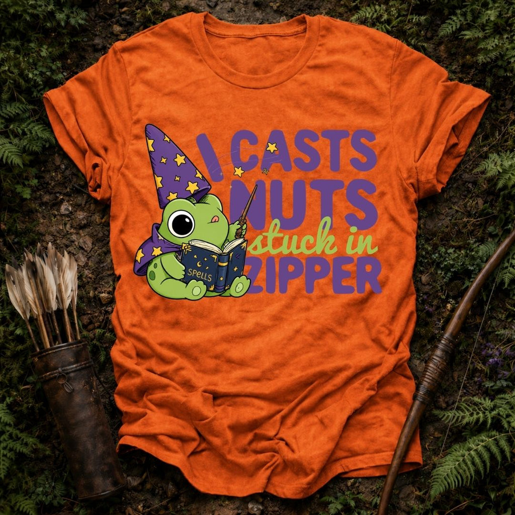 Nuts Stuck in Zipper T-Shirt