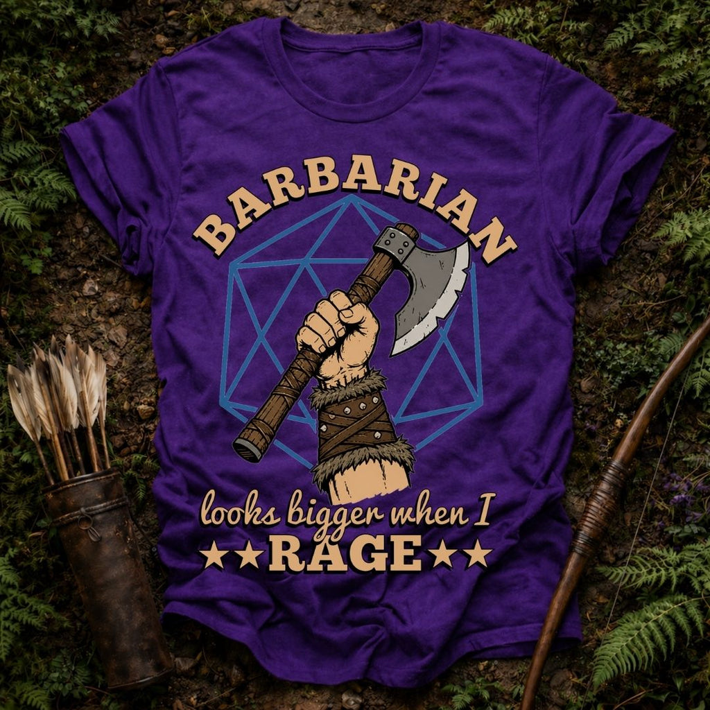 Barbarian Rage Size T-Shirt