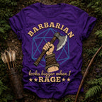 Barbarian Rage Size T-Shirt