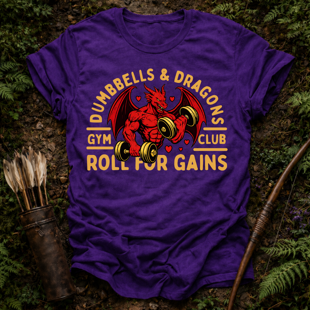 Dumbbells & Dragons T-Shirt