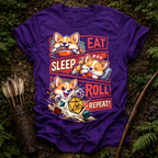 Eat Sleep Roll Repeat T-Shirt