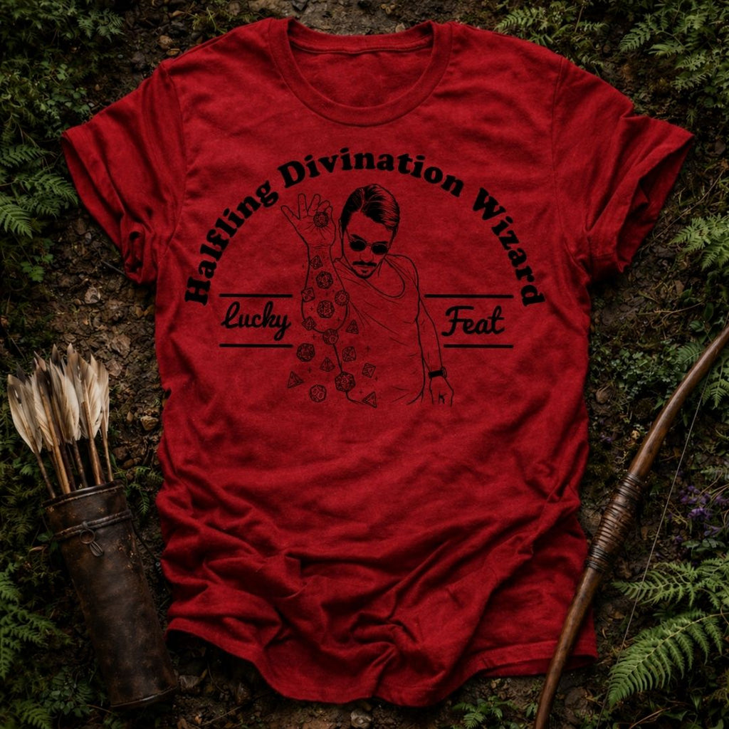 Halfling Devination Wizard T-Shirt