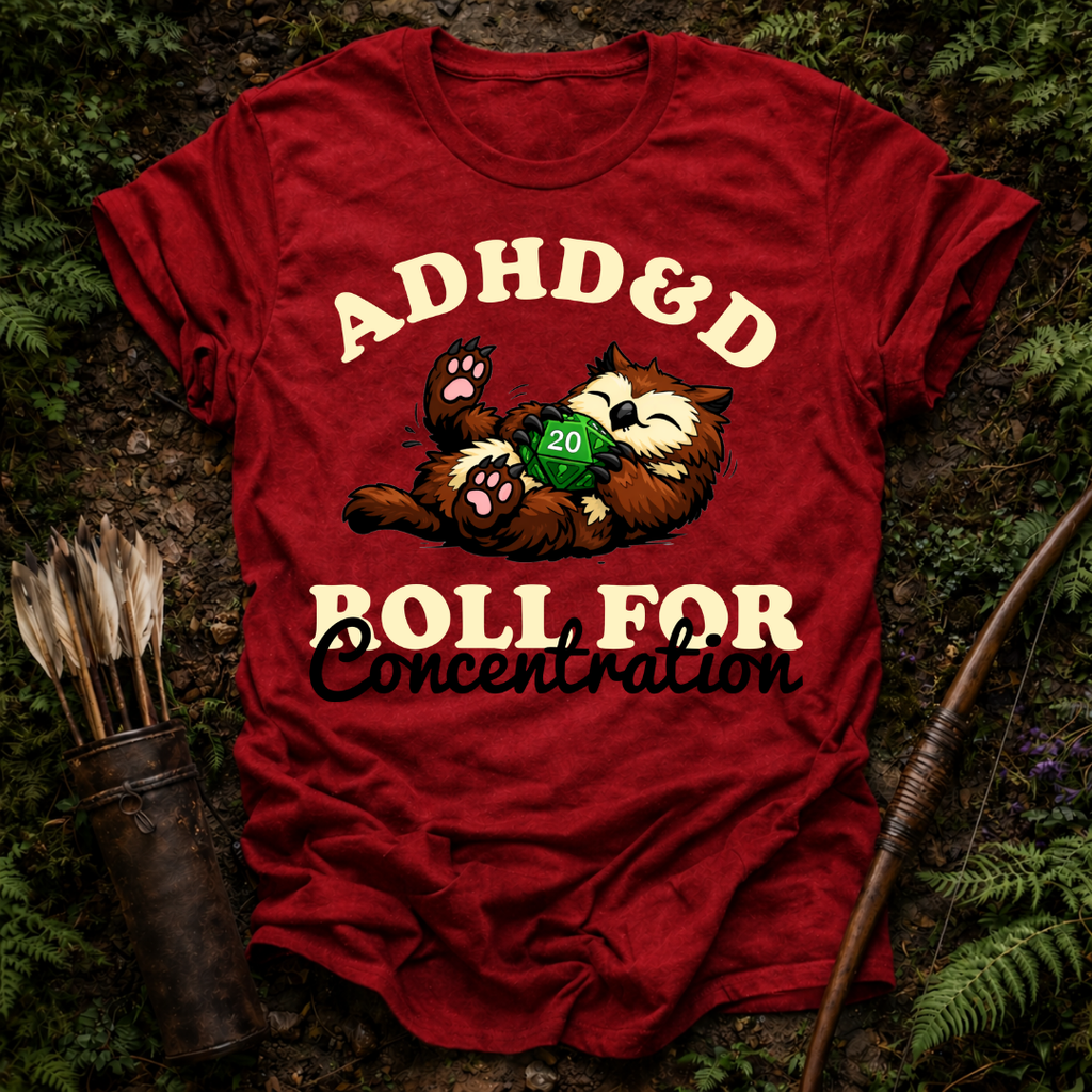 Owlbear Roll Concentration T-Shirt