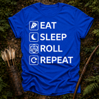 Eat Sleep Roll Repeat T-Shirt