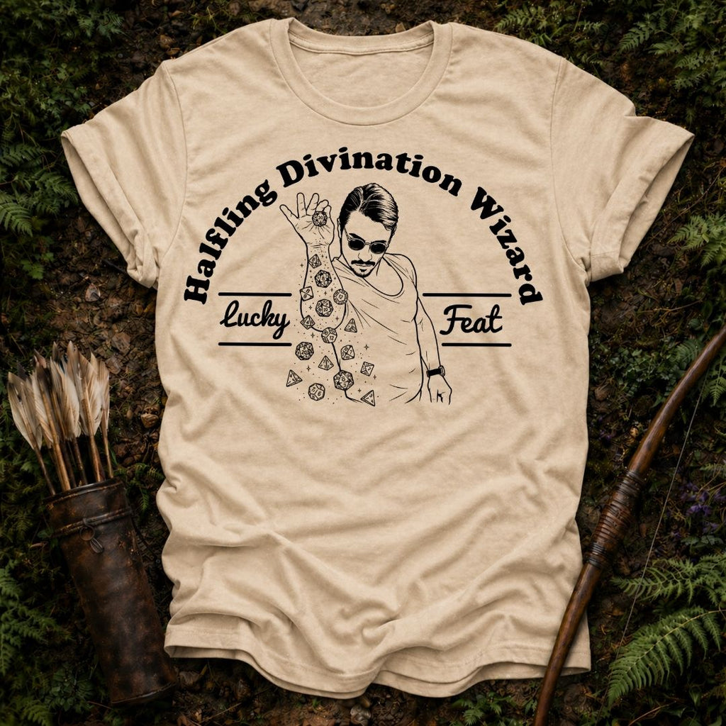 Halfling Devination Wizard T-Shirt