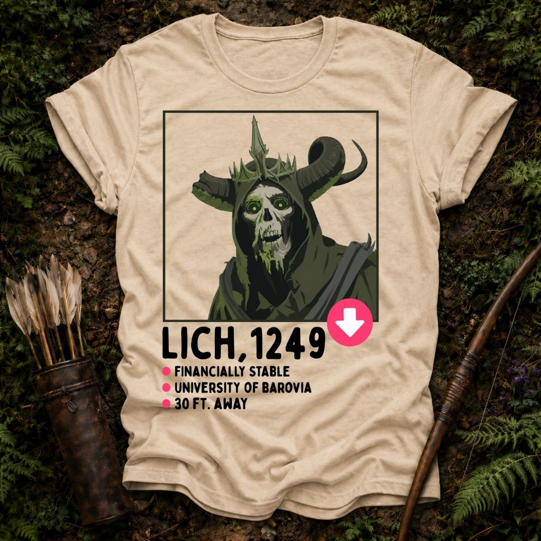 Lich Dating Profile T-Shirt
