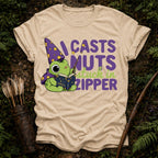 Nuts Stuck in Zipper T-Shirt