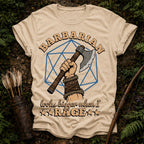 Barbarian Rage Size T-Shirt