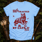 Distracted Cats Dice T-Shirt