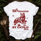 Distracted Cats Dice T-Shirt