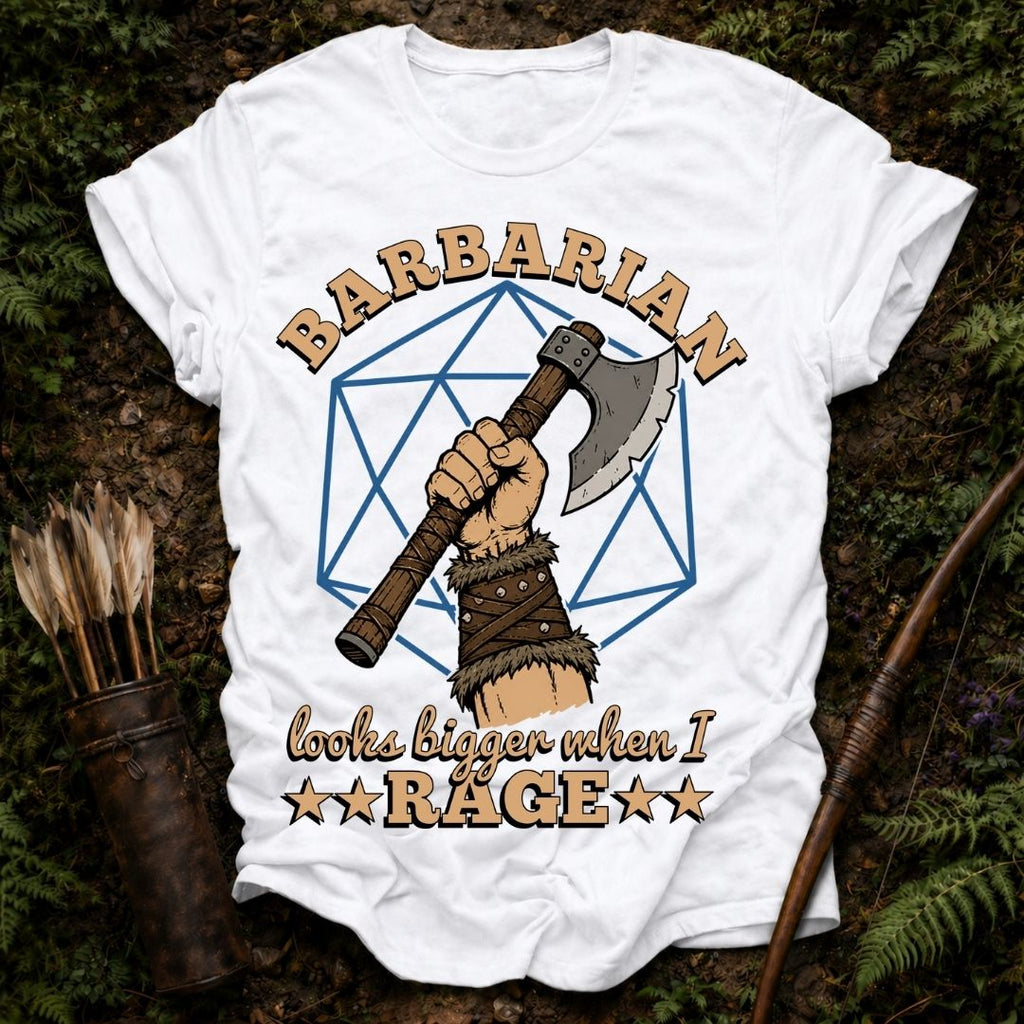 Barbarian Rage Size T-Shirt