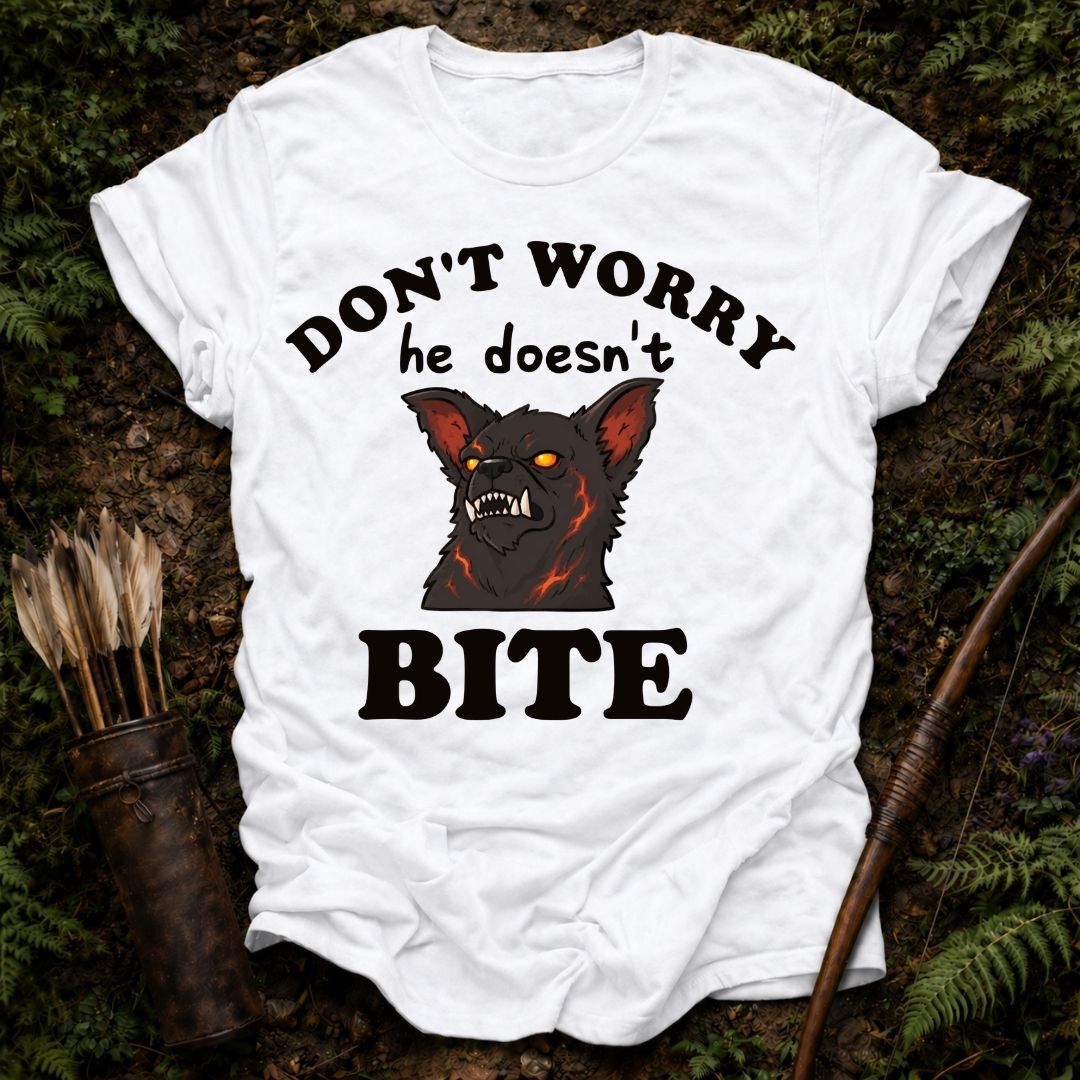 DESIGN 133 DONT WORRY HE DOESN'T BITE
