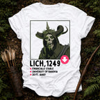 Lich Dating Profile T-Shirt
