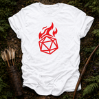 Flaming D20