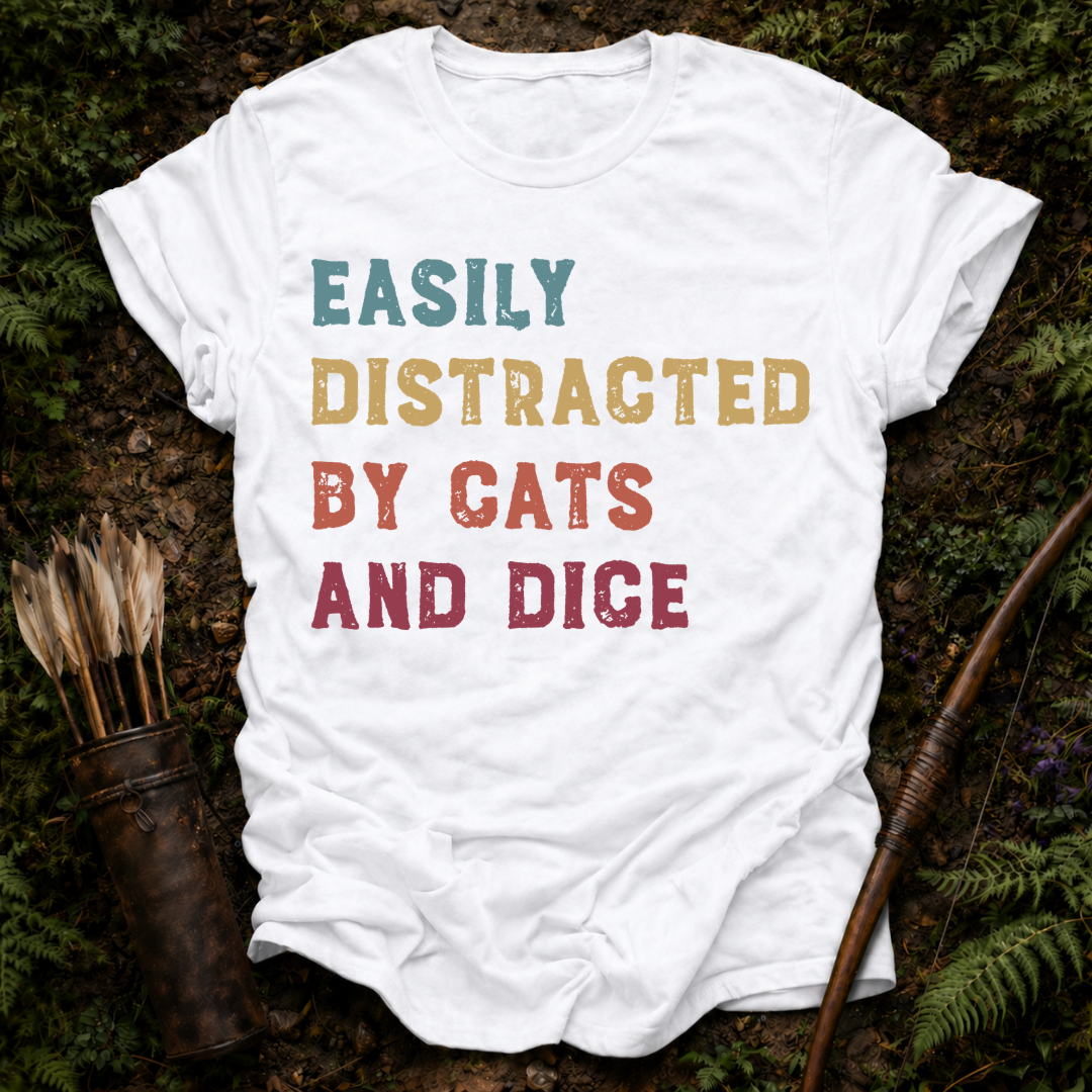 DESIGN 51 EASILY DISTRACTED BY CATS AND DICE