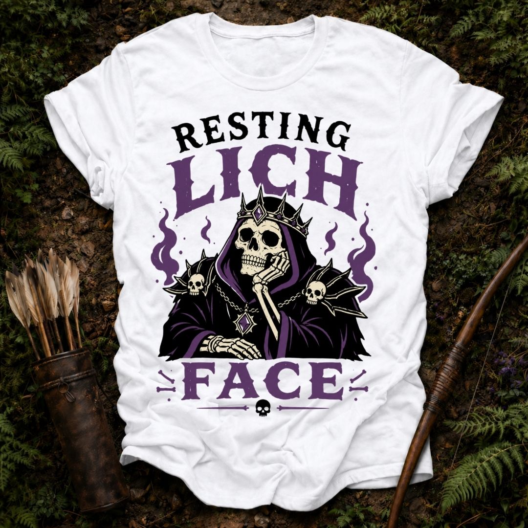 The Resting Lich Face T-Shirt